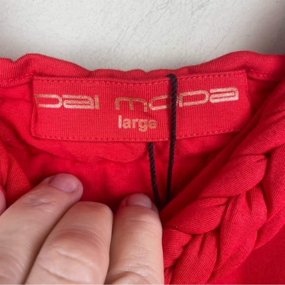 NWT Dai Moda Keenya Orange Dress Size Large - Picture 7 of 17